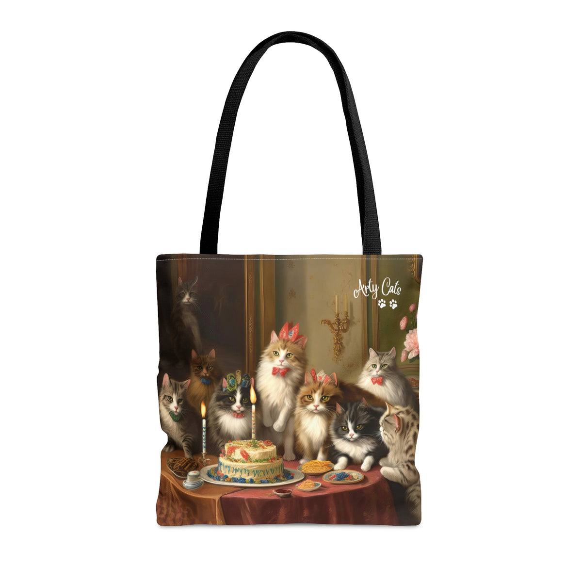 Wonderful Cats Birthday Party, All Purpose Designer Tote Bag