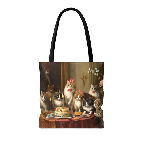 Wonderful Cats Birthday Party, All Purpose Designer Tote Bag