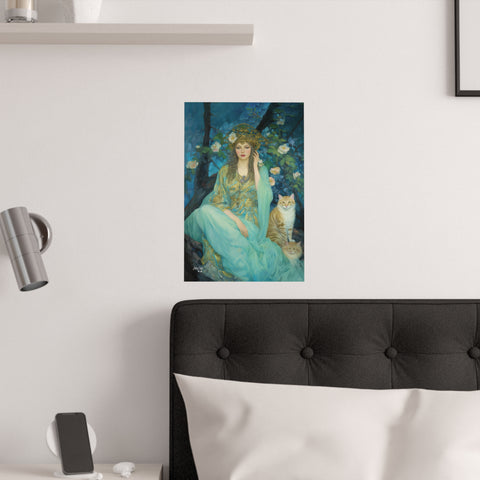 Midnight Enchantment, Unframed Satin Poster