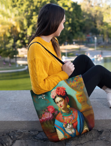 Tale of the Two Fridas, All Purpose Designer Tote Bag