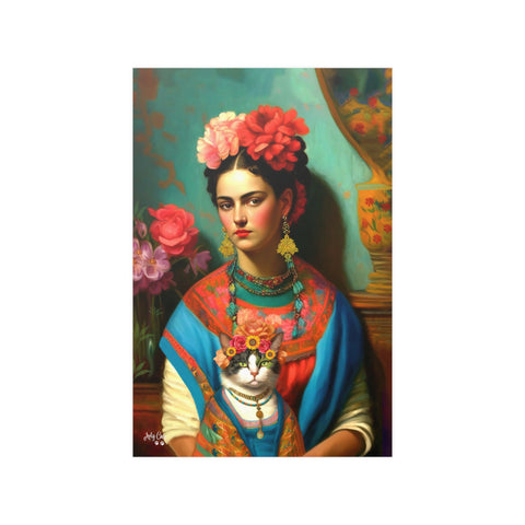 Tale of the Two Fridas, Unframed Satin Poster