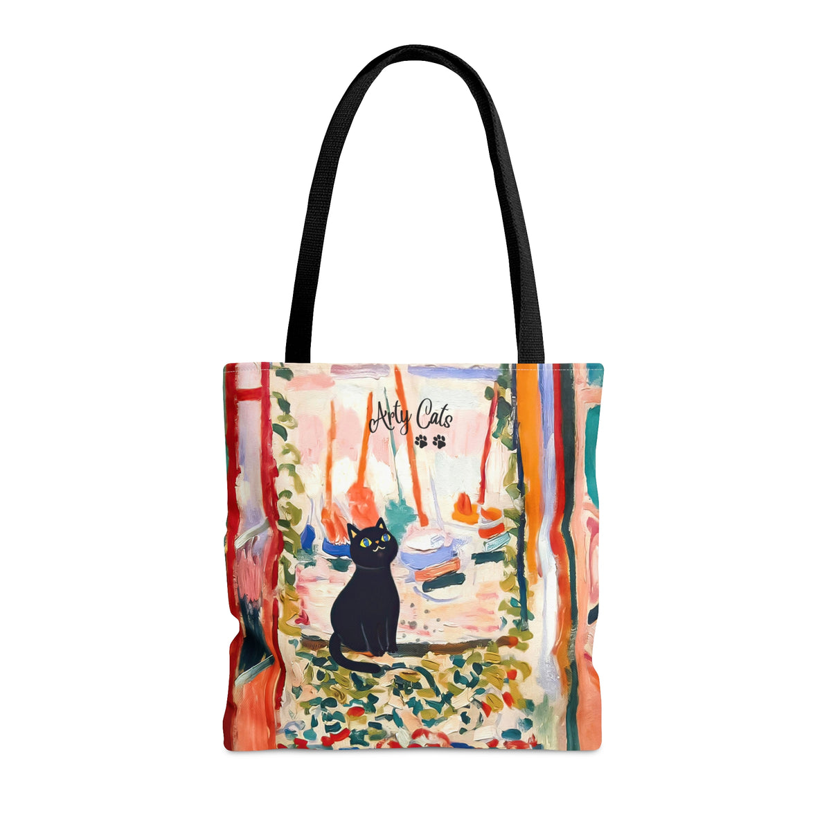 Henri Matisse The Open Window with Black Cat, All Purpose Designer Tote Bag