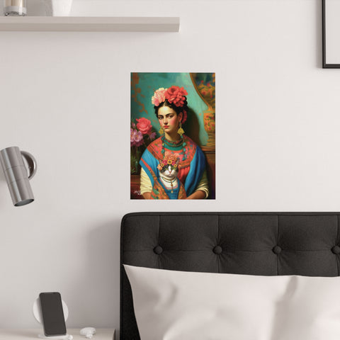 Tale of the Two Fridas, Unframed Satin Poster